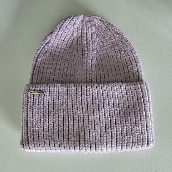 Steve Madden Hat Womens One Size Pink Winter Fall Beanie Cap Cuffed Knit… - Picture 2 of 8